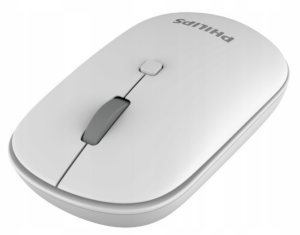 עכבר אלחוטי אופטי לבן Philips SPK7403 2000DPI
