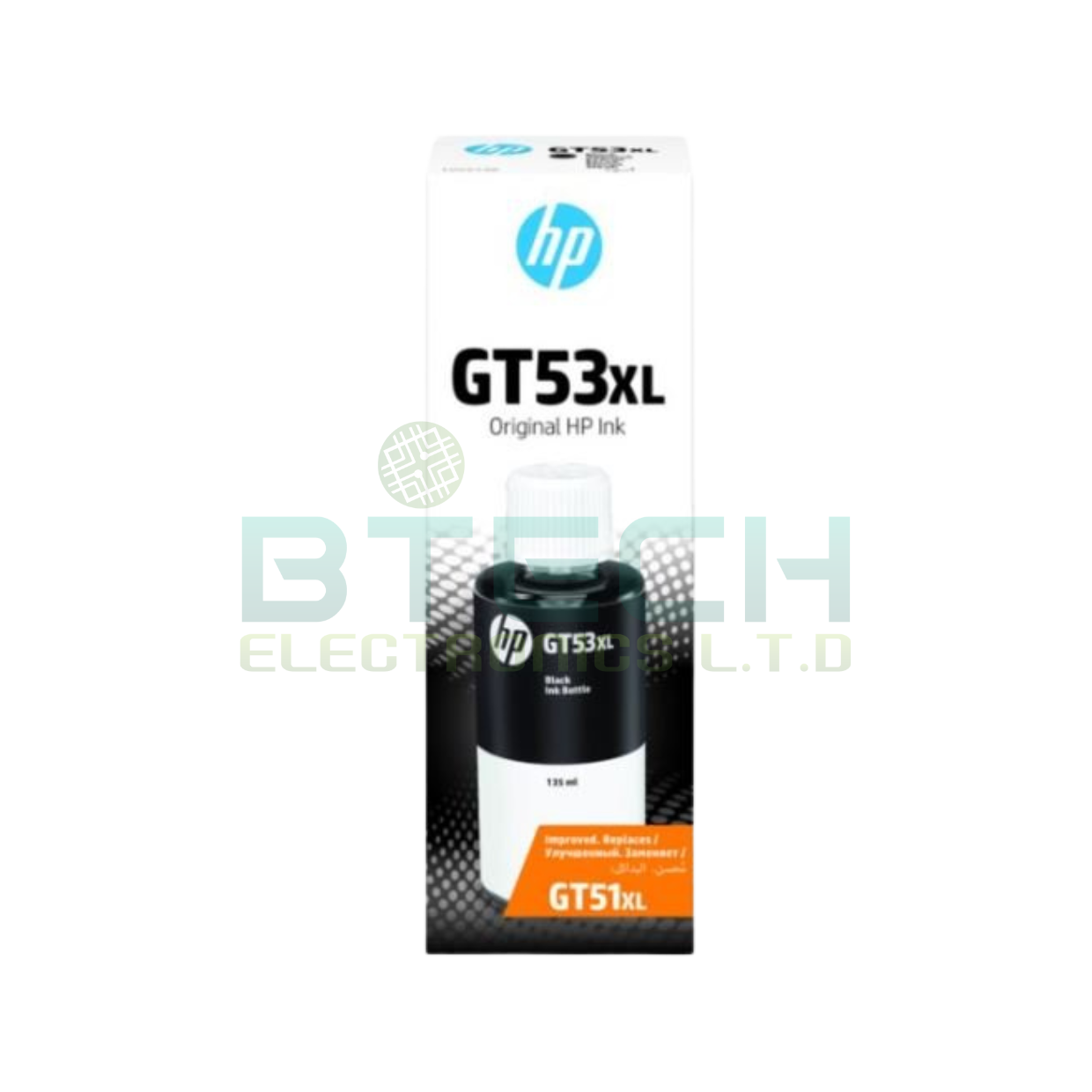 מילוי דיו GT53XL שחור HP ST515/615 1VV21AE