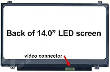מסך למחשב נייד "14.0 LED 1600X900 40PIN SLIM – תמונה 3