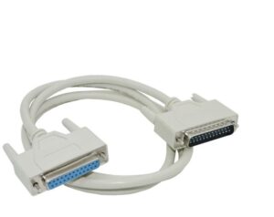 כבל מדפסת זכר נקבה 25 פין סריאלי