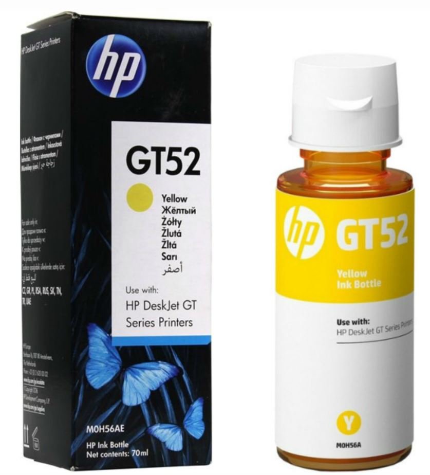 מילוי דיו GT52 צהוב HP ST515/615 M0H56AE