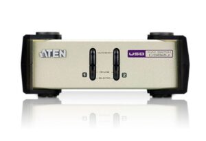 קופסא KVM ל-2 מחשבים ATEN CS82U USB/VGA/PS2