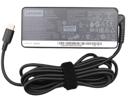 מטען מקורי למחשב נייד Lenovo 65W Type-C