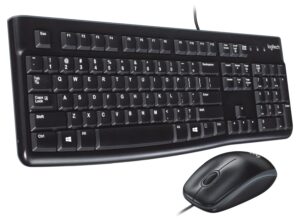סט מקלדת ועכבר חוטי Logitech MK120