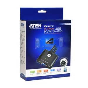 כבל KVM ל-2 מחשבים Aten CS22U VGA/USB – תמונה 3