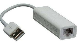 מתאם רשת USB2.0 A זכר ל- LAN RJ45 נקבה כבל 10 ס"מ