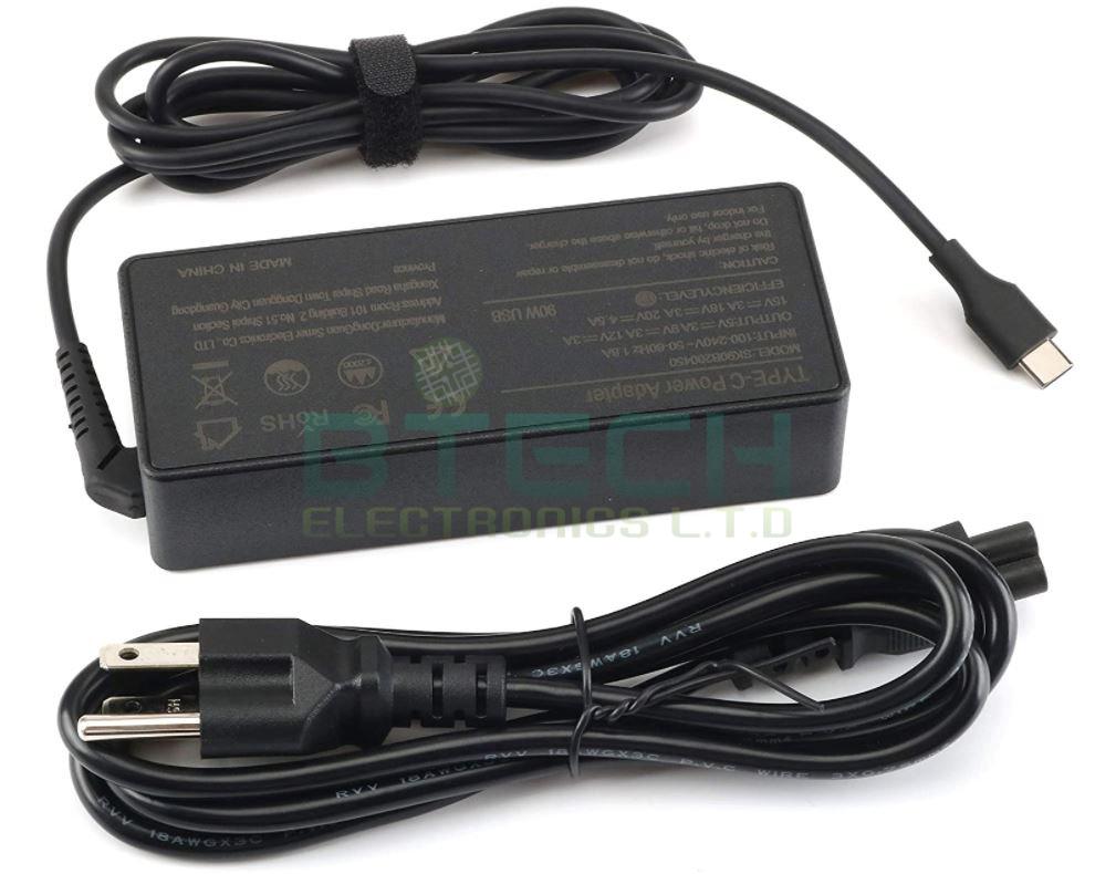 מטען מקורי למחשב נייד Lenovo 90W Type-C – תמונה 3