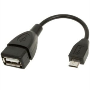 כבל OTG מ- USB2.0 MICRO B זכר ל- USB2.0 A נקבה