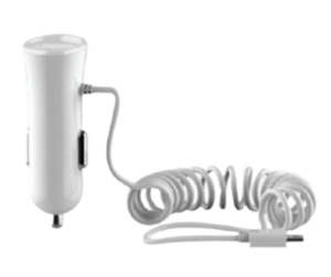 מטען יצוק MICRO USB לרכב 2.1A למכשירי samsung / LG