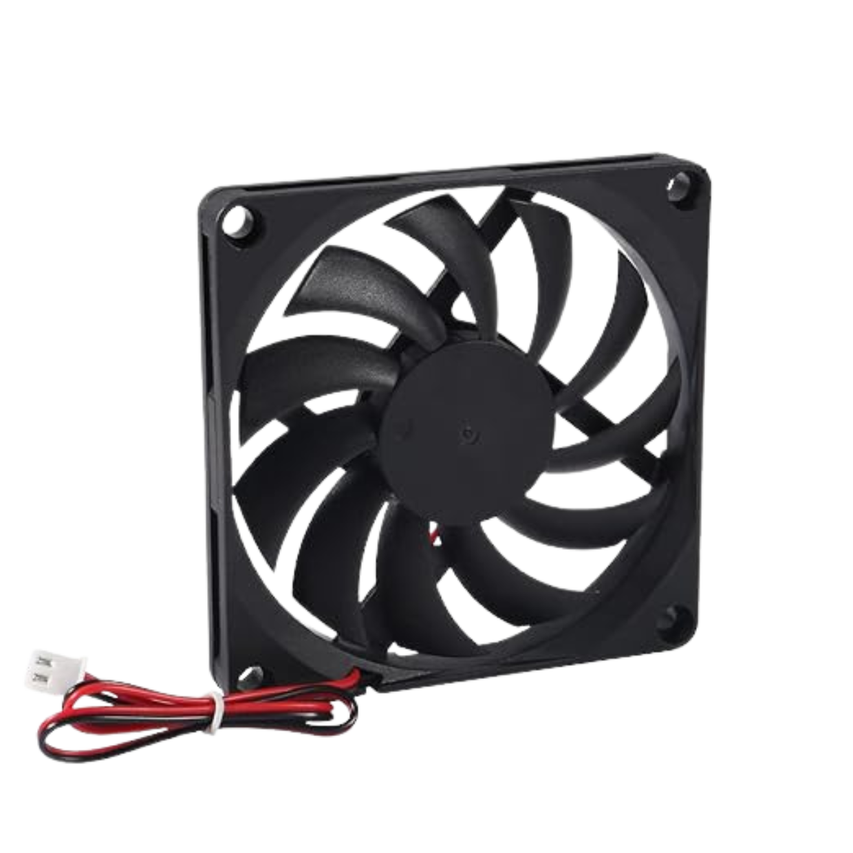 מאוורר 80mmx80mmx10mm חיבור 2 פינים 0755-27936981 – תמונה 2