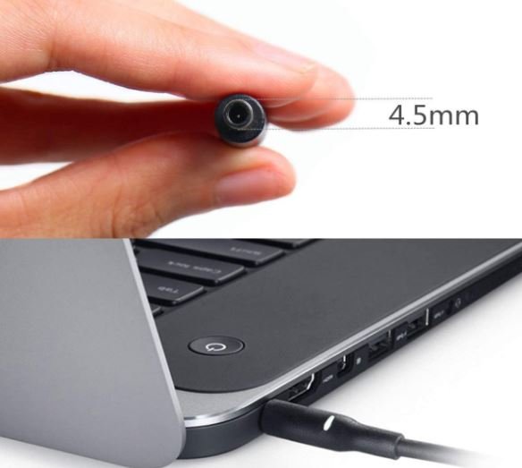 מטען מקורי למחשב נייד Dell 130W 4.5X3.0mm – תמונה 3