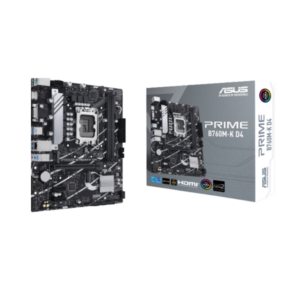 לוח אם אינטל Asus PRIME B760M-K DDR4 LGA1700 HDMI VGA