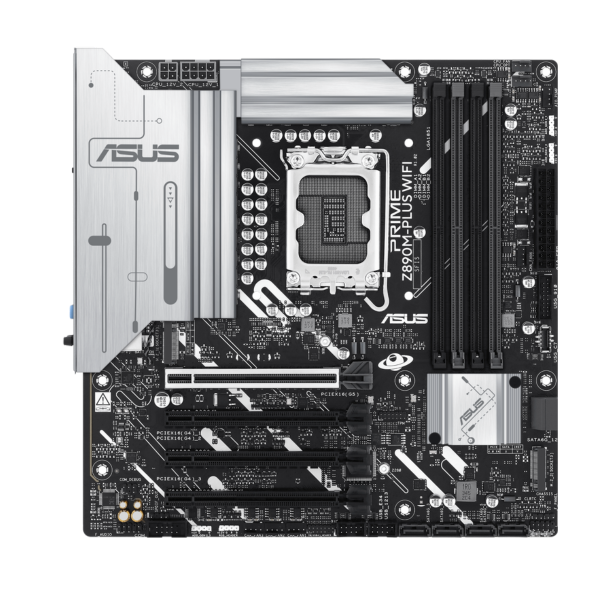 לוח אם אינטל Asus PRIME Z890M-PLUS DDR5 LGA1851 HDMI DP – תמונה 2
