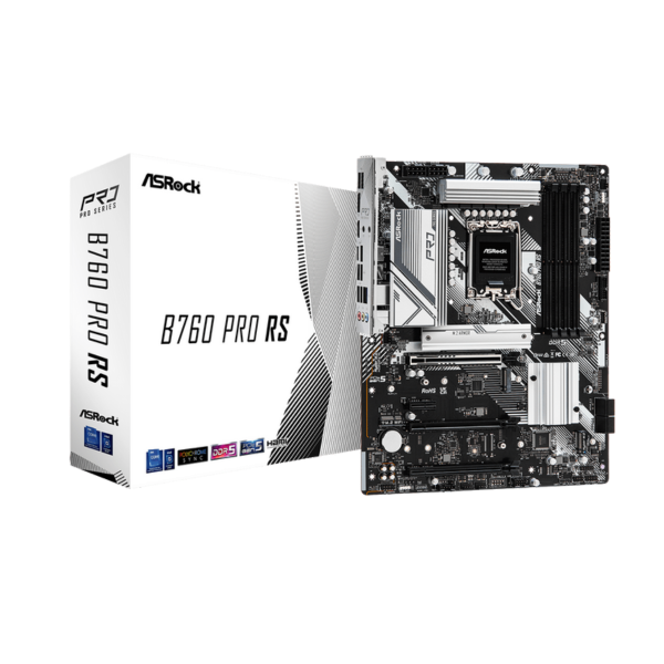 לוח אם אינטל AsRock B760 Pro RS DDR5 LGA1700 HDMI DP