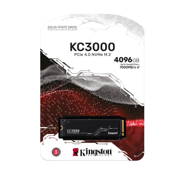 דיסק פנימי Kingston KC300 2TB NVME 7000/7000MB SSD 5Yr – תמונה 3