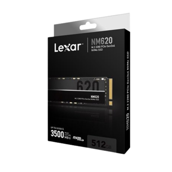 דיסק פנימי Lexar® NM620 512GB NVME 3,500/2,400MB SSD 5Yr – תמונה 2