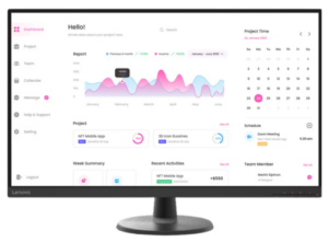 מסך מחשב lenovo D32-40 31.5" FHD VA 4Ms 60Hz 3YO