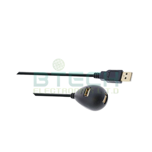 מאריך USB 2.0 שולחני אורך 2 מ' עם רגל מגנטית לאחיזה בטוחה T34652