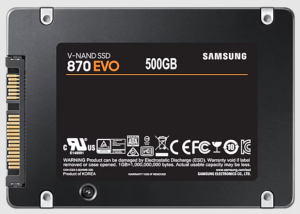 דיסק SSD SAMSUNG 500GB 870 EVO SATA 560/530MB 5Yr