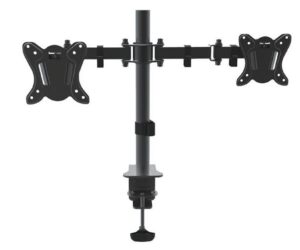 זרוע דו מפרקית לשני מסכי מחשב עד "32