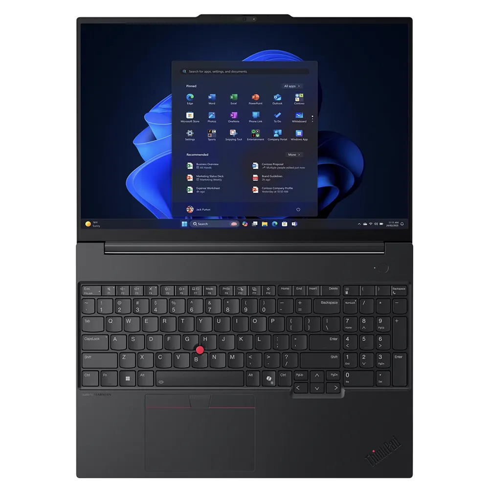 מחשב נייד Lenovo E16 UT7 225H 16GB 512GB 16 WXGA Win11P 3yr – תמונה 5