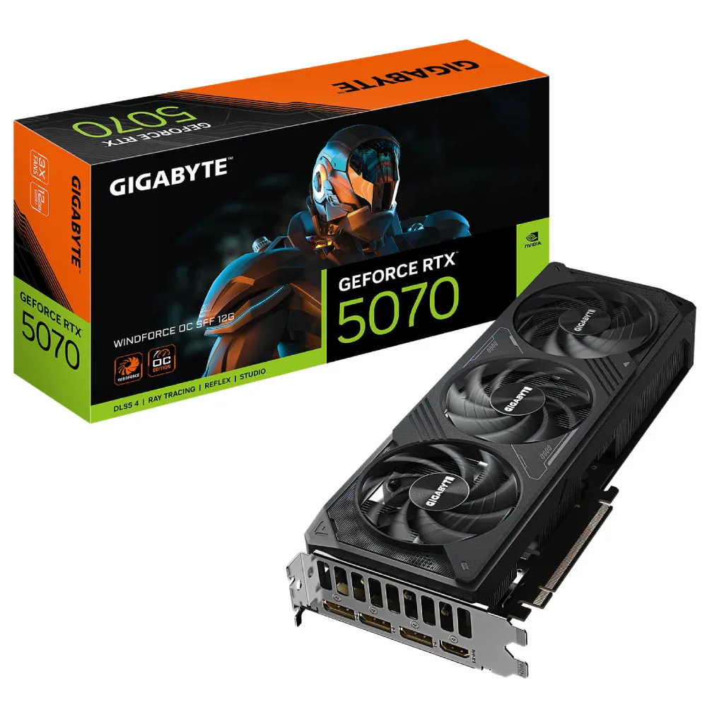 כרטיס מסך Gigabyte NVIDIA GeForce RTX 5070 WF OC SSF 12GB