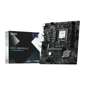 לוח אם אינטל MSI PRO B860M-E DDR5 LGA1700 HDMI DP