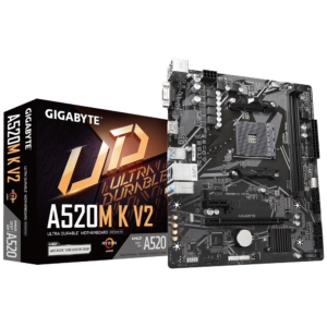 לוח אם Gigabyte A520M K V2 DDR4 AM4 HDMI VGA AMD