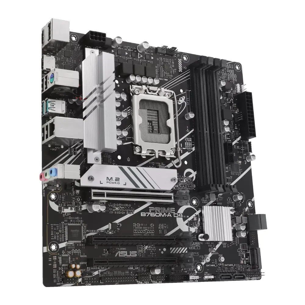 לוח אם אינטל דור 12 Asus PRIME B760M-A D4-CSM LGA1700 3 לוח אם אינטל דור 12 Asus PRIME B760M-A D4-CSM LGA1700 – תמונה 3