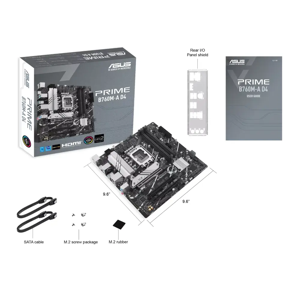 לוח אם אינטל דור 12 Asus PRIME B760M-A D4-CSM LGA1700 6 לוח אם אינטל דור 12 Asus PRIME B760M-A D4-CSM LGA1700 – תמונה 6