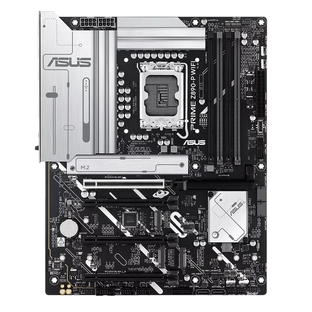 לוח אם אינטל Asus PRIME Z890-P Wifi DDR5 LGA1851 HDMI DP 4 לוח אם אינטל Asus PRIME Z890-P Wifi DDR5 LGA1851 HDMI DP – תמונה 4