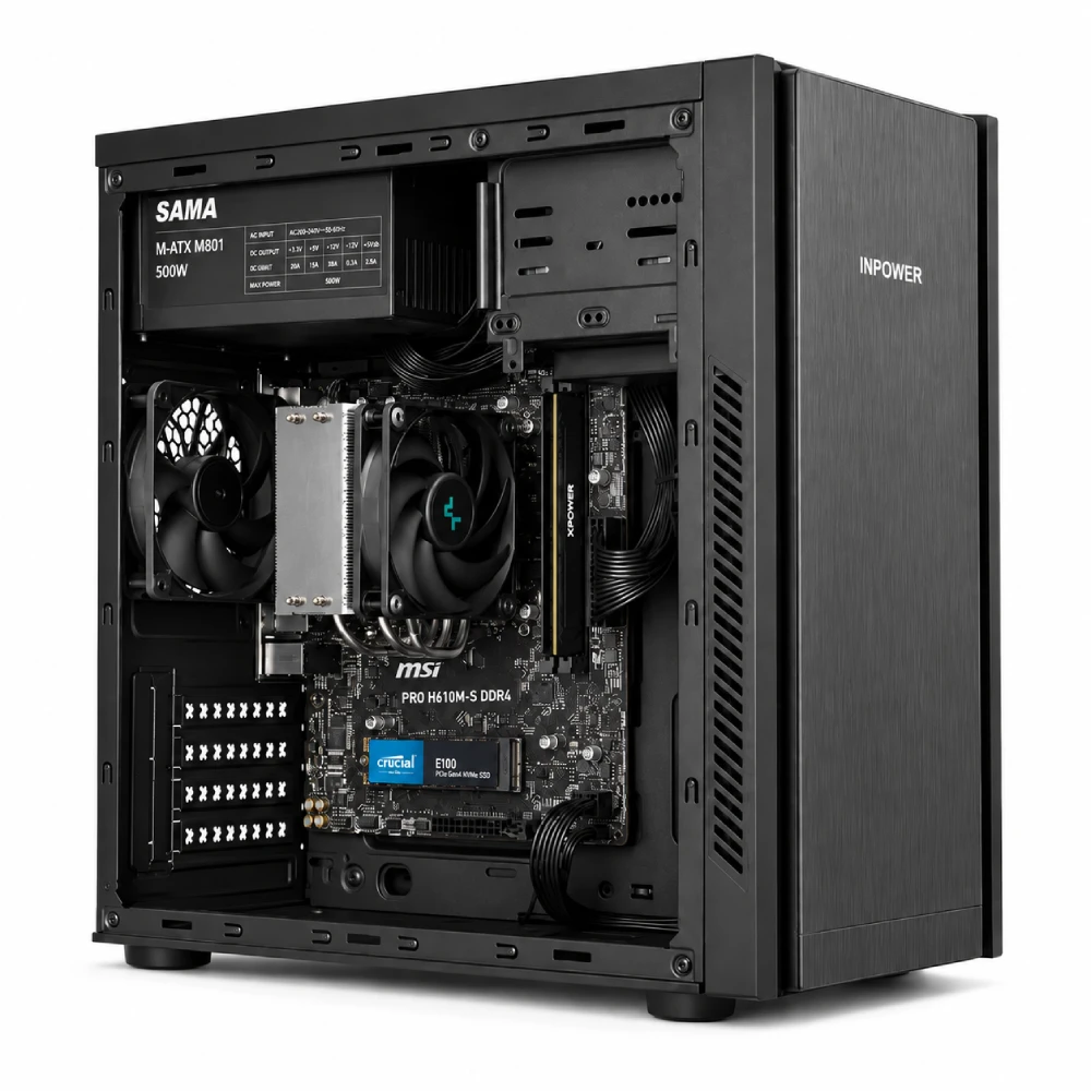 מחשב מורכב H610 i5-14400 16Gb 480GB NVMe