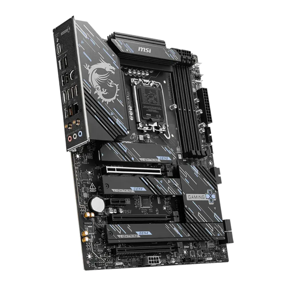 לוח אם אינטל MSI Z890 GAMING PLUS WIFI DDR5 LGA1851 TBolt 3 לוח אם אינטל MSI Z890 GAMING PLUS WIFI DDR5 LGA1851 TBolt – תמונה 3
