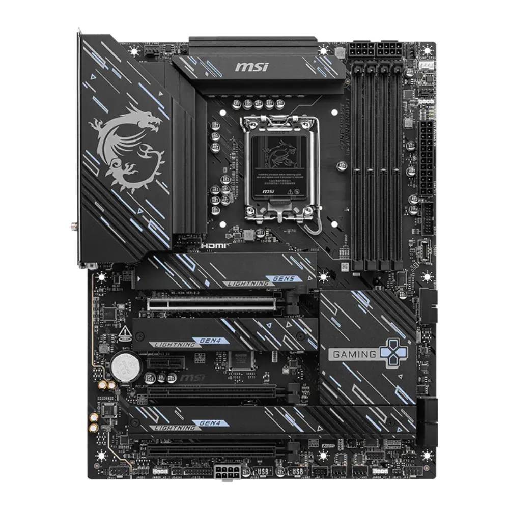 לוח אם אינטל MSI Z890 GAMING PLUS WIFI DDR5 LGA1851 TBolt 2 לוח אם אינטל MSI Z890 GAMING PLUS WIFI DDR5 LGA1851 TBolt – תמונה 2